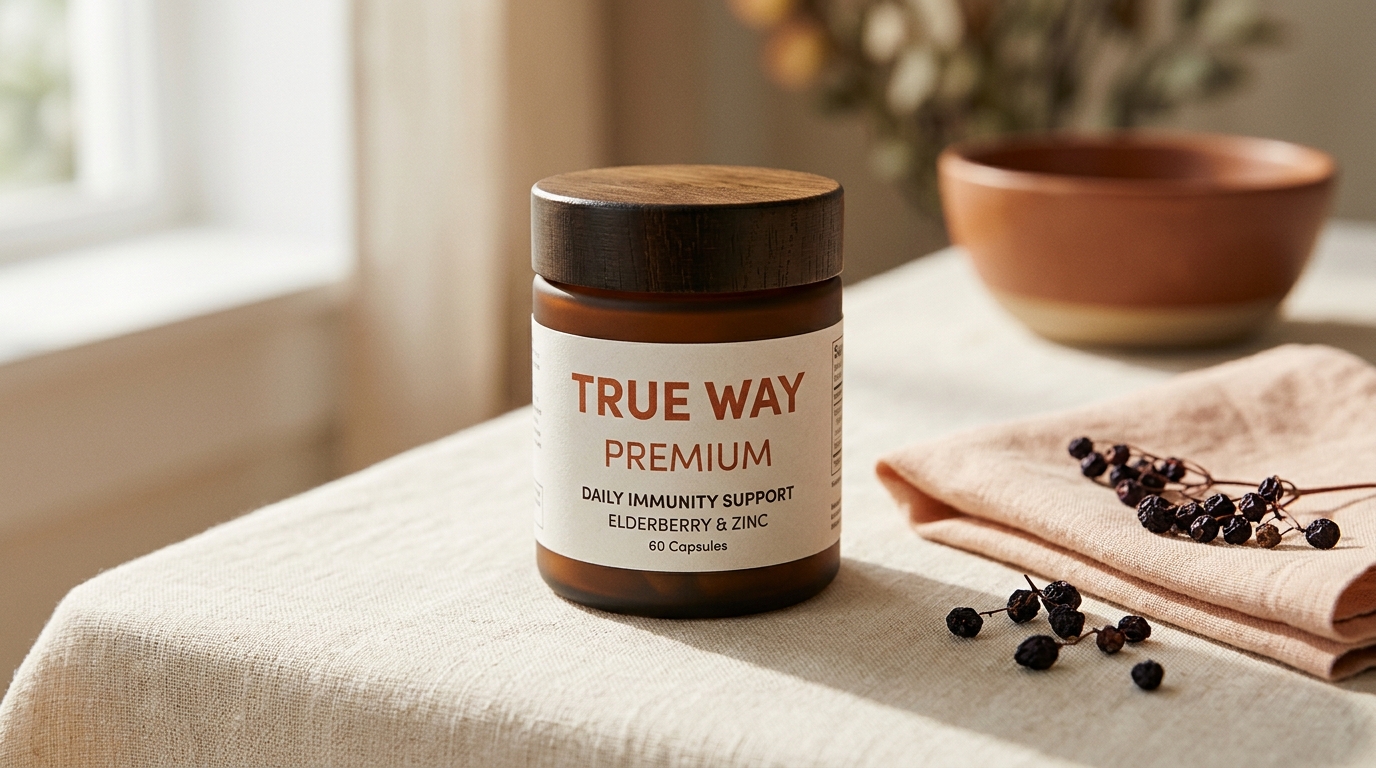 Баночка True Way Premium під кутом збоку